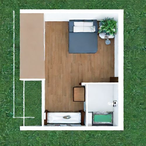 plano-casa-moderna-1-habitación