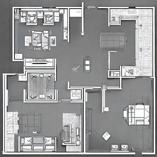plano-casa-moderna-un-piso-con-3-dormitorios
